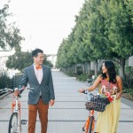 Colorful Bike Engagement Session